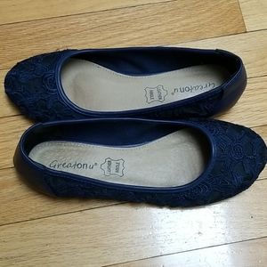 3/$20 🎉 Blue Greatonu ballet flats